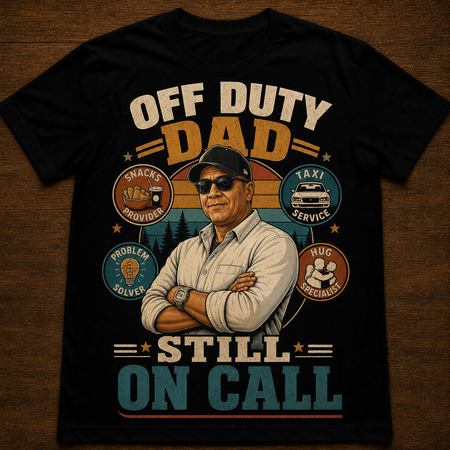 Off Duty Dad | Custom T-shirt