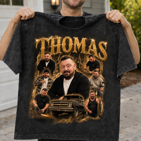 Bootleg Rap Tee Name | Custom Washed Tee