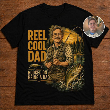 Reel Cool Dad | Custom T-shirt