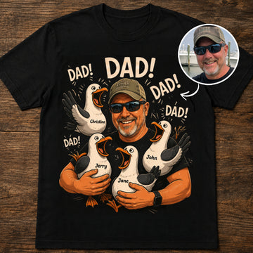 Dad Seagull Chaos | Custom T-shirt