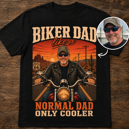 Biker Dad | Custom T-shirt