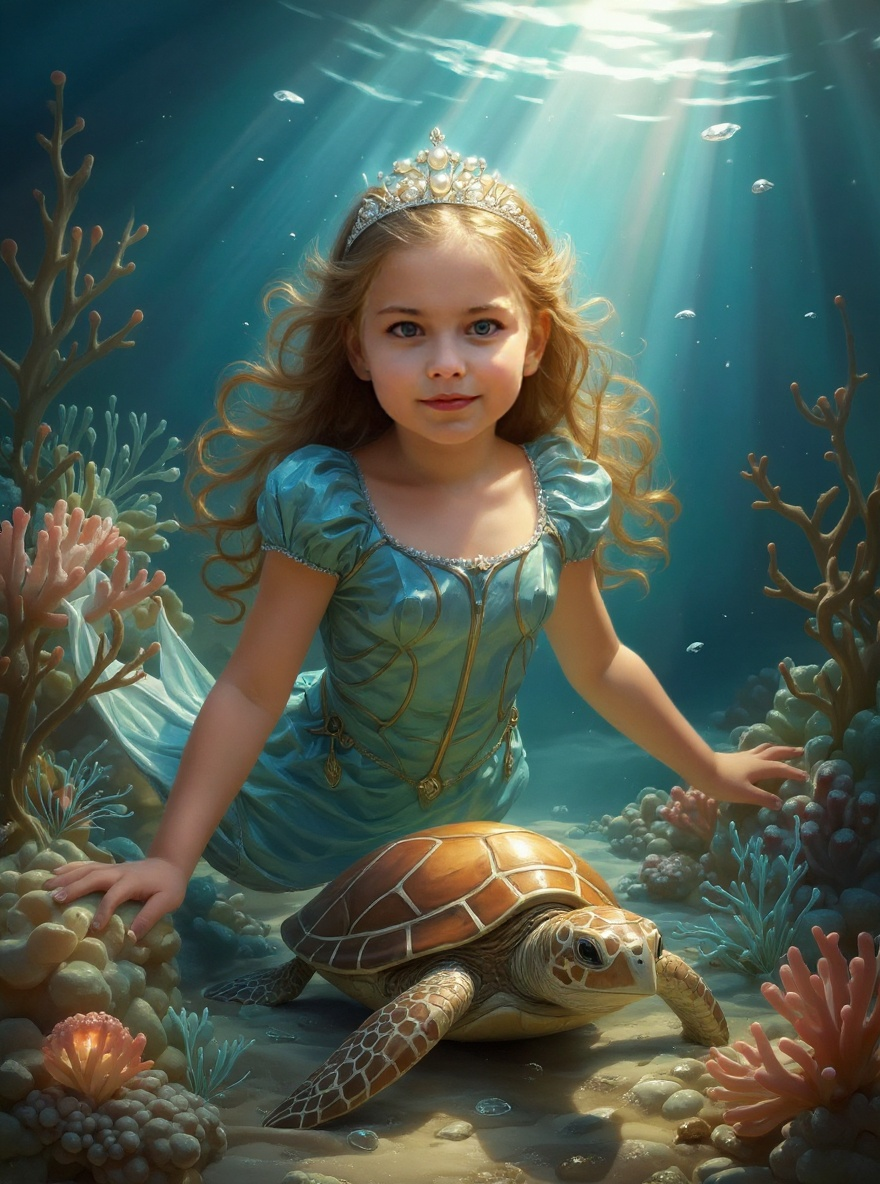 Personalized Mermaid Portrait PUZZLE for Girls – Multiple Designs