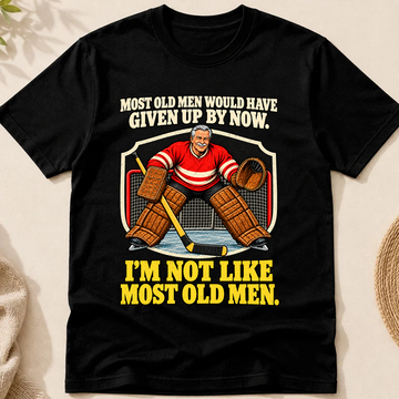 Not Like Most Old Men Custom Portrait Tshirt