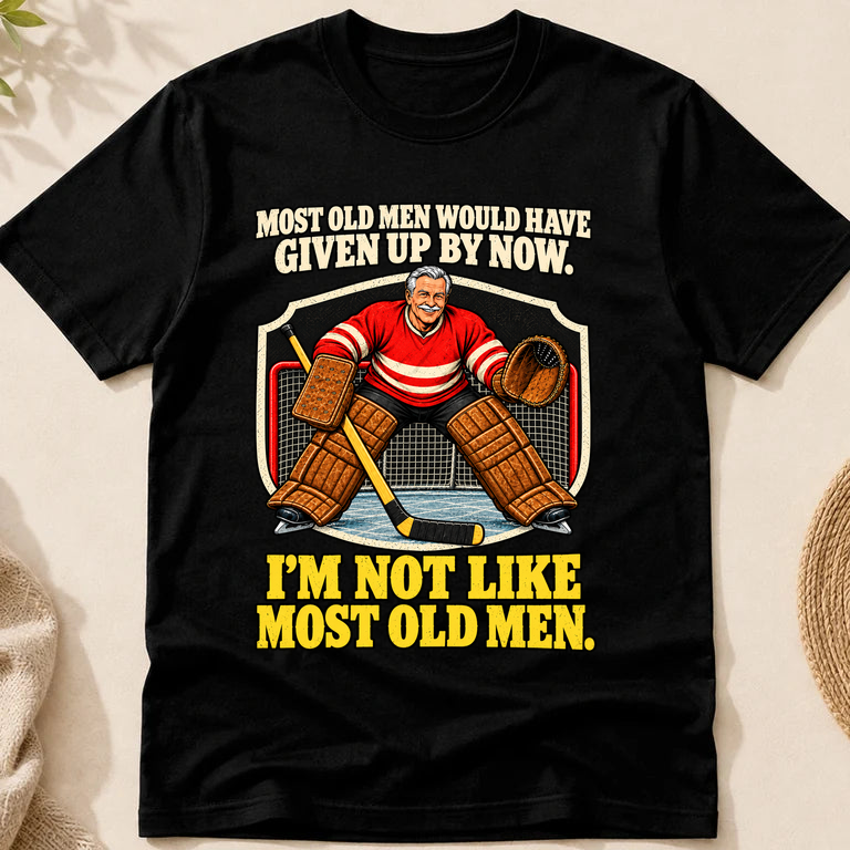 Not Like Most Old Men Custom Portrait Tshirt