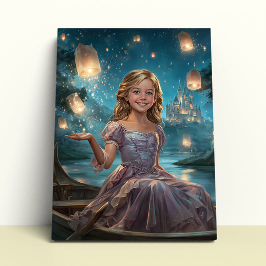 Rapunzel in the Lantern Lake