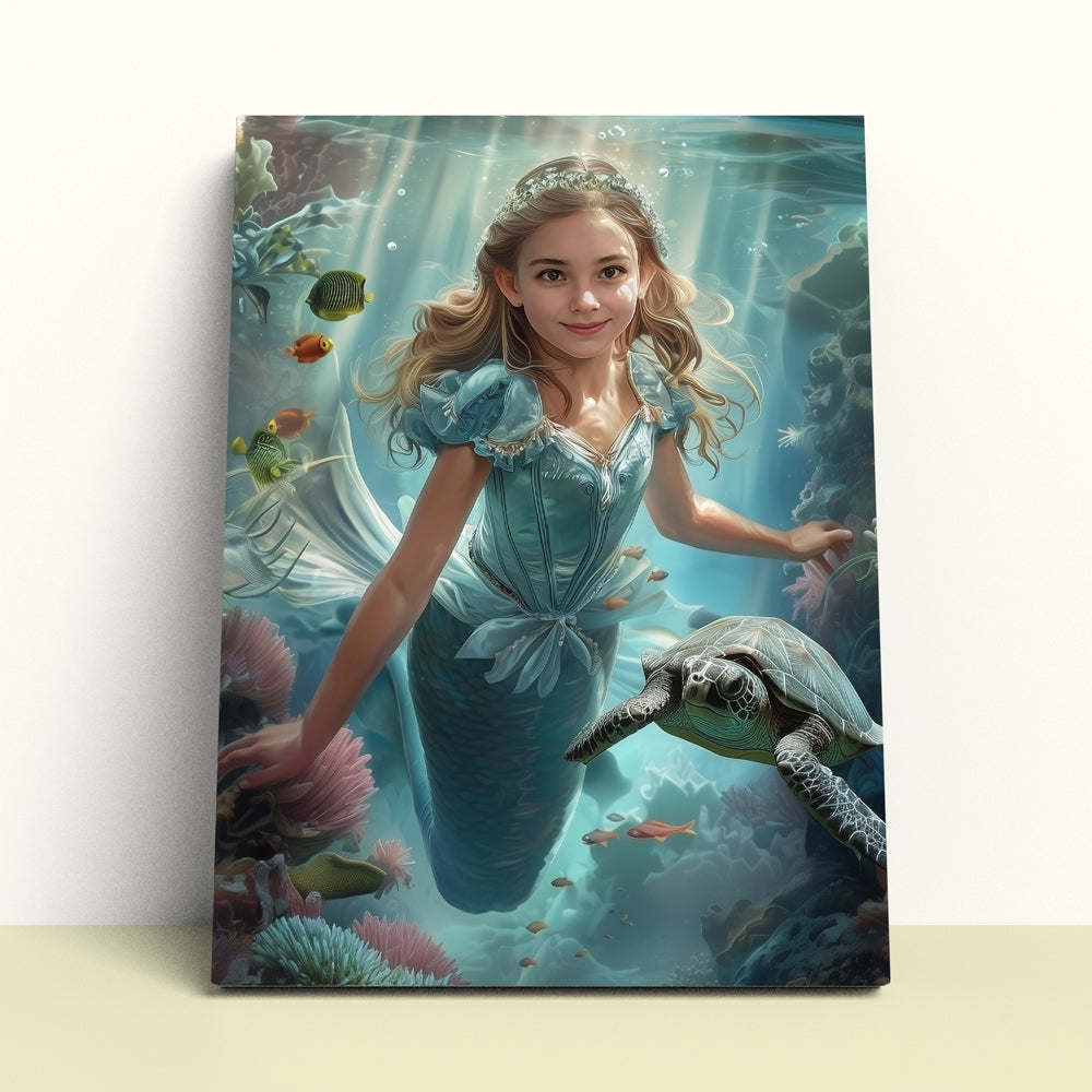 Mermaid in the Coral Garden