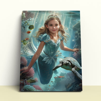 Mermaid in the Coral Garden