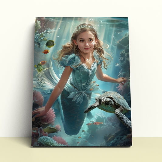 Mermaid in the Coral Garden