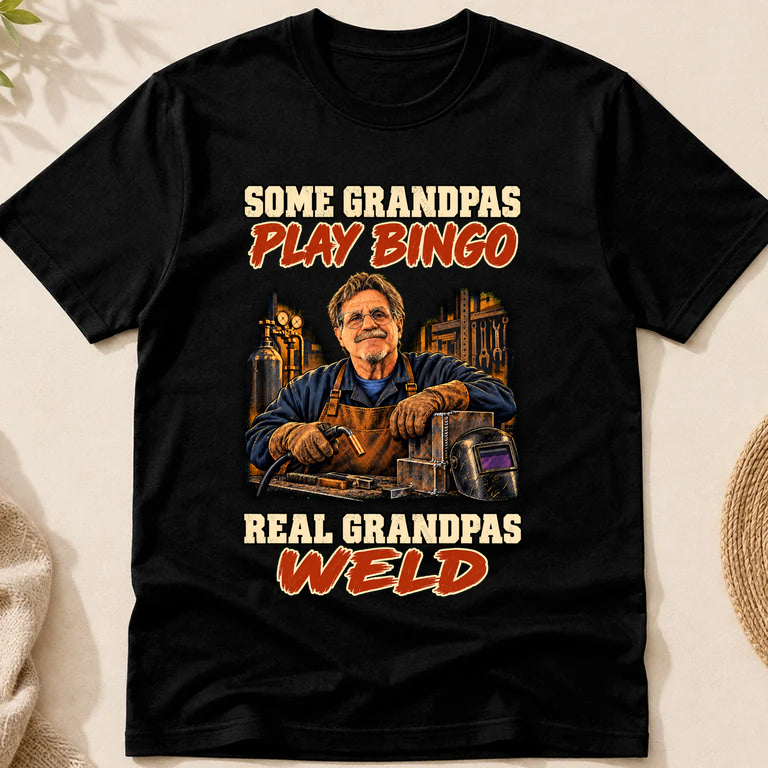 Real Grandpas Your Hobby Custom Portrait Tshirt