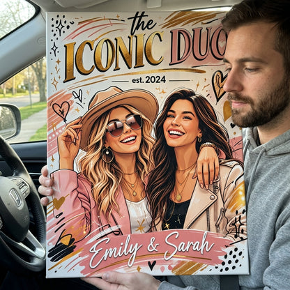 The Iconic Duo | Custom Portrait