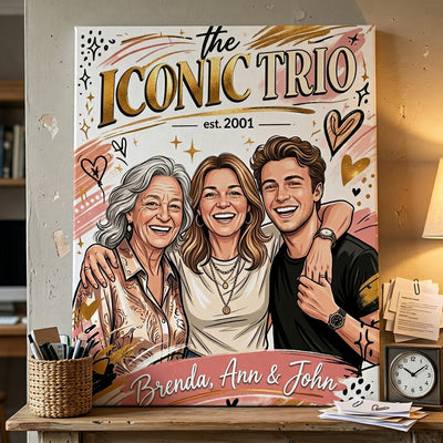 The Iconic Duo | Custom Portrait