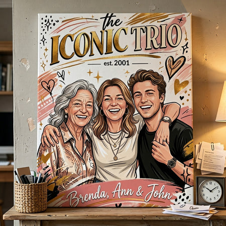 The Iconic Duo | Custom Portrait