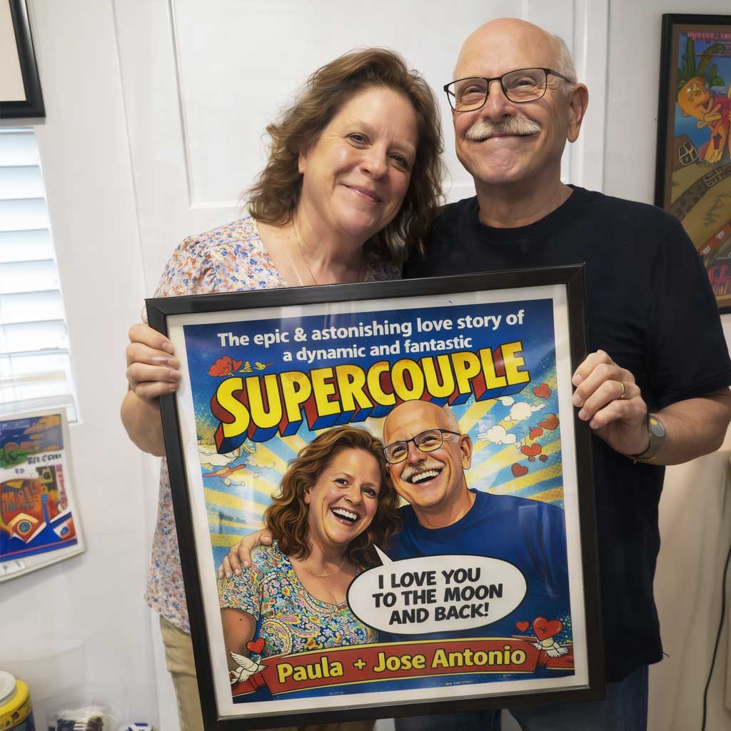 Love Story of SUPERCOUPLE | Custom Couple Portrait