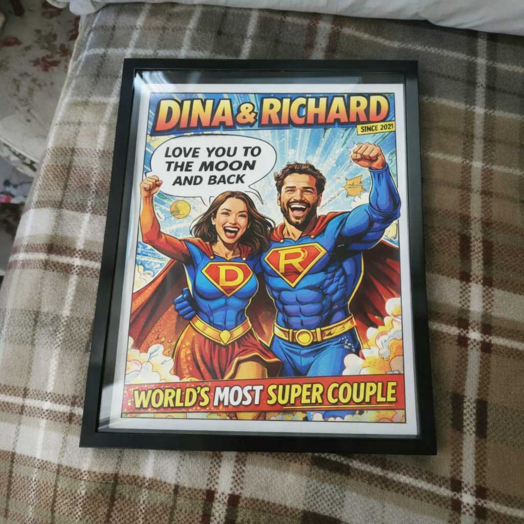 World's Most SUPER COUPLE | Custom Couple Portrait