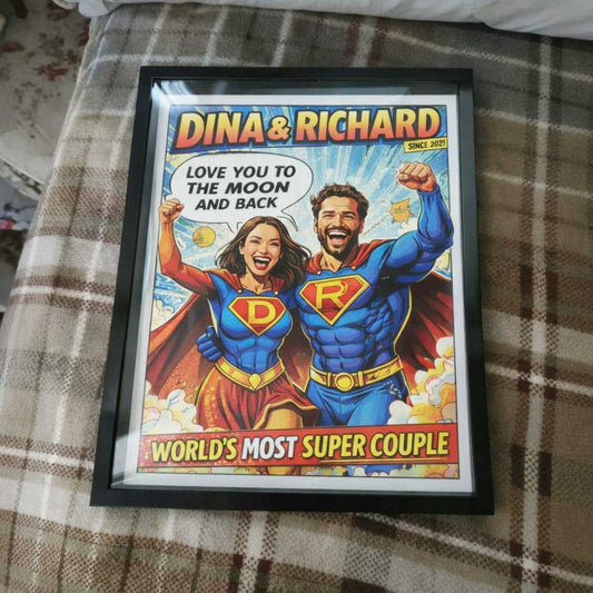 World's Most SUPER COUPLE | Custom Couple Portrait