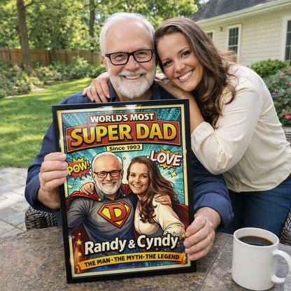 World's Most Super DAD | Custom Portrait
