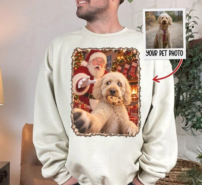 Stolen Cookie Custom Pet Xmas Tshirt
