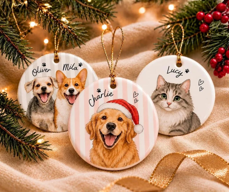 Personalized Christmas Ornaments For Pet Lovers Ornament