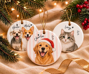 Personalized Christmas Ornaments For Pet Lovers Ornament